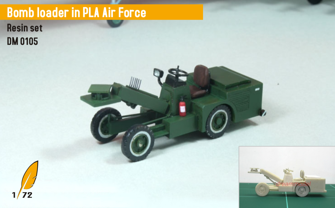 Bomb loader in PLA Air Force 1/72 DreamModel