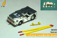 U.S.N Carrier Tractor(New Short Version) Including Tow bar, Wheel chock 1/72