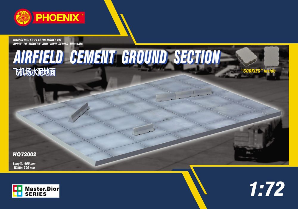 Airfield Cement Ground Section 1/72 Phoenix Model