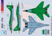 dekály pro MiG-29A in Iran and North Korea (TRUMPETER) 1/72