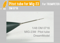 fotolept MIG-23M pitot tube (TRUMPETER) 1/48