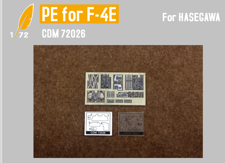 Kokpit fotolept pro F-4E (HASEGAWA) 1/72 DreamModel