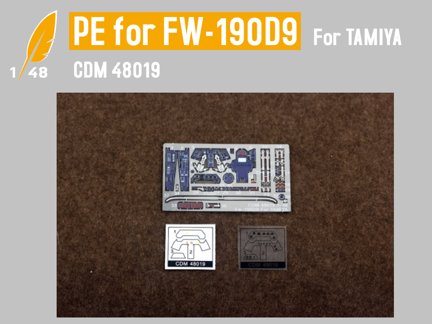 kokpit fotolept pro FW-190D9 (TAMIYA) 1/48 DreamModel