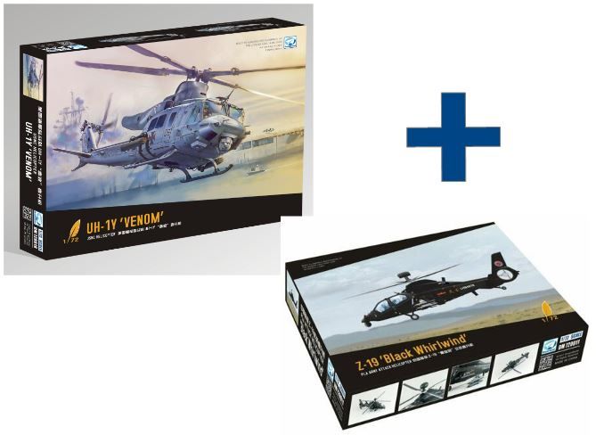 zvýhodněný set Bell UH-1Y Venom + Z-19 PLA Army 1/72 DreamModel